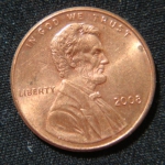 1 цент 2008 год