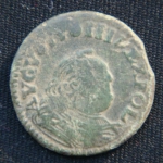 1 грош 1755 год Польша Август III